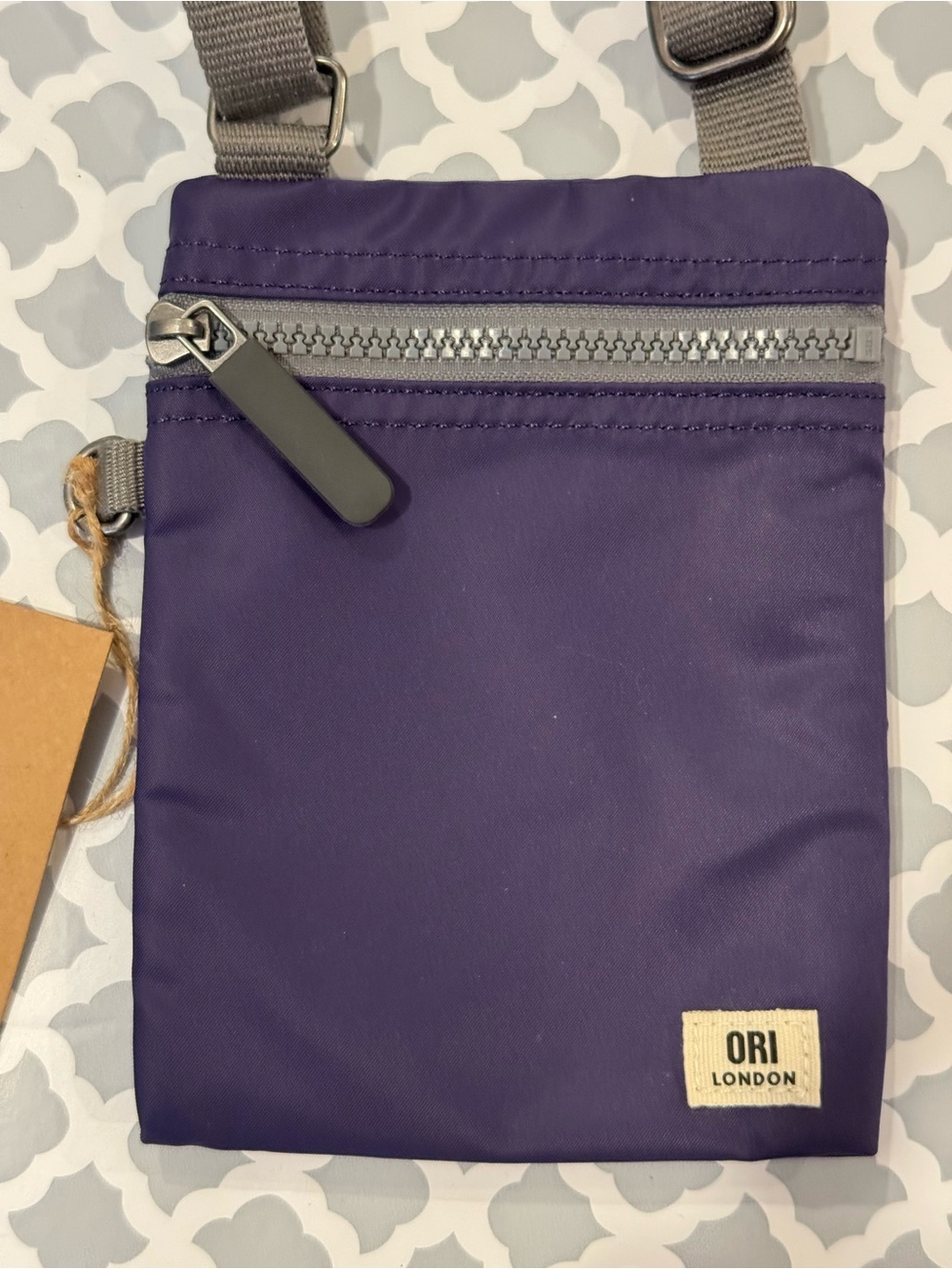ORI London Deep Purple Crossbody Pouch